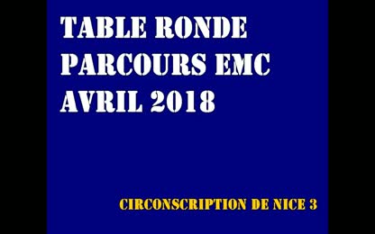Table ronde EMC NICE 3