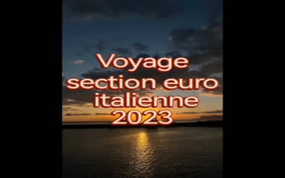 Voyage de la section européenne italienne en Italie - 2023