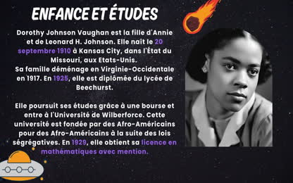 LES PETITS PORTRAITS DES GRANDES MATHEMATICIENNES Episode 2 - Dorothy Vaughan