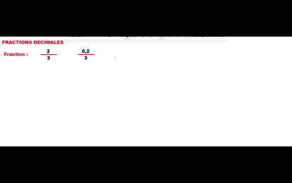 Qu’est ce qu’une fraction décimale